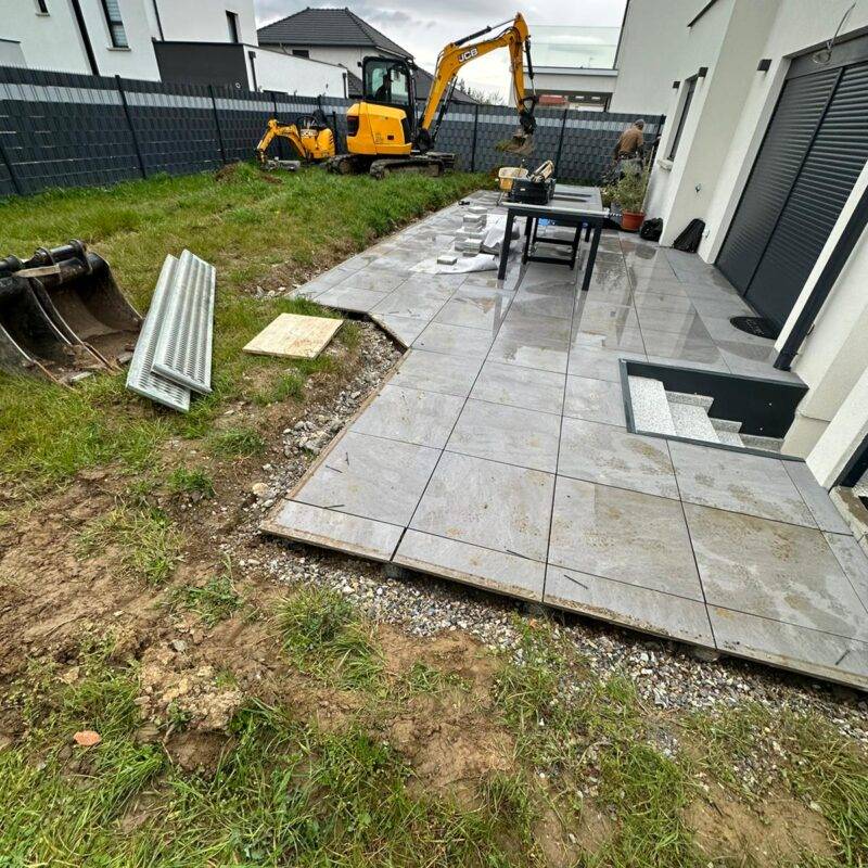 Terrasse arrosage automatique gazon Wittenheim Illzach 1