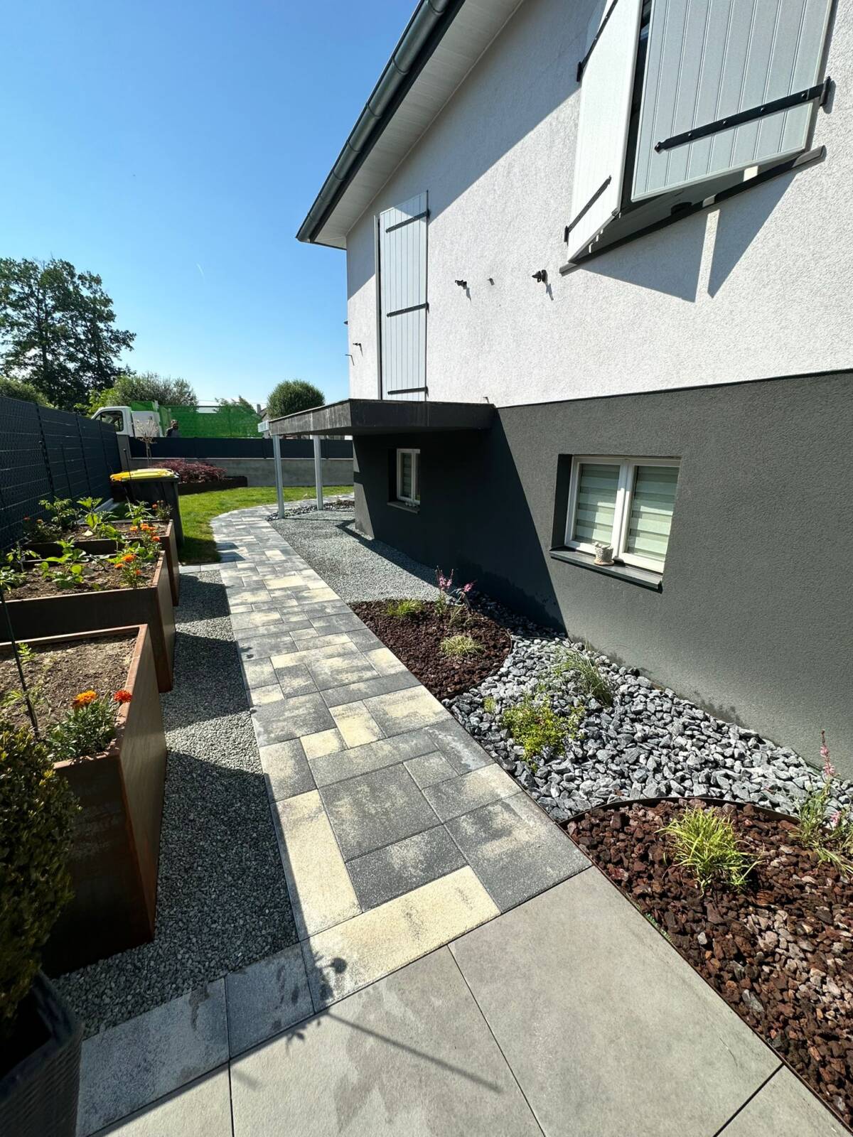 Aménagement extérieur autour de Wittenheim, Kingersheim et Mulhouse Colmar 9
